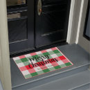 Search for red and green christmas doormats Modern