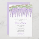 Search for wisteria invitations Watercolor