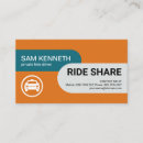 Search for ride share business cards Driver