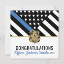 Search for police congratulations cards Law enforcement