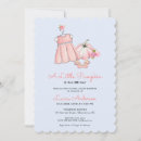 Search for pink dress baby shower invitations clothing