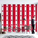 Search for red and white pattern art Flag
