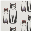 Search for retro cat fabric Mid century modern