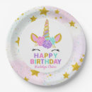 Search for happy birthday glitter plates For kids