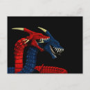 Search for blue dinosaur postcards Dragon