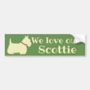 Search for scottish bumper stickers Scottie