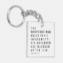 Search for bless square key rings Bible