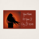 Search for blackbird business cards Silhouette