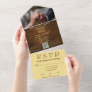Search for gold and brown wedding invitations All in one