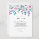 Search for flowers christening invitations Botanical
