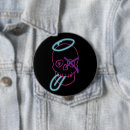 Search for neon pink badges Black