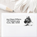 Search for grey cat return address labels White