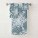 Search for snowflake bath towels Watercolor