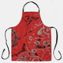 Search for abstract graphic aprons Red