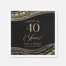 Search for 40th anniversary napkins Cheers to 40 years