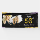 Search for surprise birthday party banners 50th