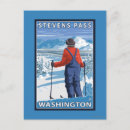 Search for stevens postcards Skier
