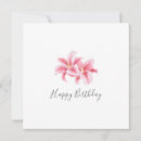 Search for stargazer lily birthday cards Pink