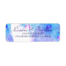 Search for peacock wedding return address labels Purple