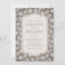 Search for burlap and lace invitations Neutral