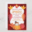 Search for thanksgiving birthday invitations Watercolor