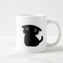 Search for novelty cat mugs Black