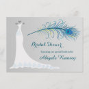 Search for blue peacock 4x6 invitations Grey