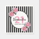 Search for black floral napkins Stripes