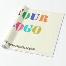 Search for company logo business wrapping paper Professional