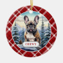 Search for french bulldog christmas tree decorations Dog mum