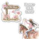 Search for horse decal stickers Cowgirl