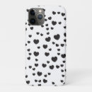 Search for heart bold phone cases Black