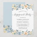 Search for bohemian engagement party invitations Blue