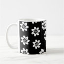 Search for black and white floral design mugs Flowers