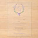 Search for elegance monogram square invitations Watercolor floral