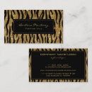 Search for animal print business cards Elegant