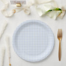 Search for blue gingham plates Cute