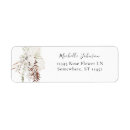 Search for boho floral return address labels Modern