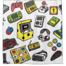Search for gamer shower curtains Illustration