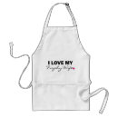 Search for i love my husband aprons Wife