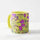 Search for funky flowers mugs Vintage