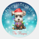 Search for mini schnauzer stickers Merry christmas