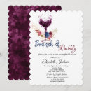 Search for wine glass bridal shower invitations Floral