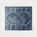 Search for world map tapestries Blue