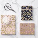 Search for gold leopard wrapping paper Trendy