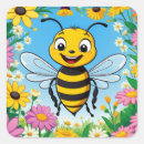 Search for cartoon bee stickers Insect