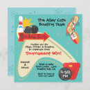 Search for bowling team invitations Party