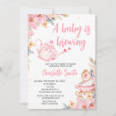 Search for teapot invitations Baby is brewing