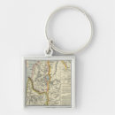 Search for ancient map key rings Coloured