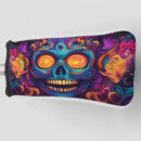 Search for sugar skull golf head covers Dia de los muertos